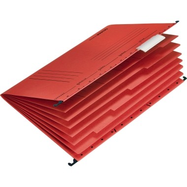Personalmappe Falken UniReg rot Maße: 34,7 x 26,8 cm (B x H)
