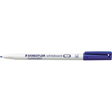 Whiteboardmarker STAEDTLER 1mm blau abwischbar , Rundspitze