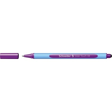 Schneider Kugelschreiber Slider Touch XB violett Kappenmodell