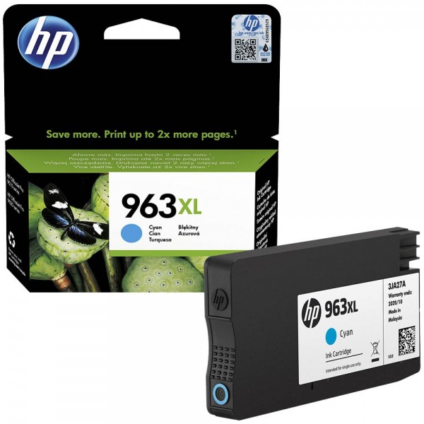 HP Tintenpatrone 963XL cyan Druckseiten: ca. 1.600 Seiten