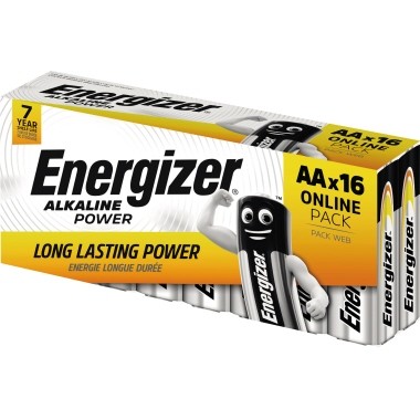 Batterie Mignon AA Energizer Power 16 St./Pack Alkali-Mangan, 1,5V , FAMILY PACK