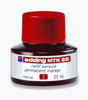 Edding MTK 25 rot Inhalt 25 ml **Restposten, begrenzte Menge**