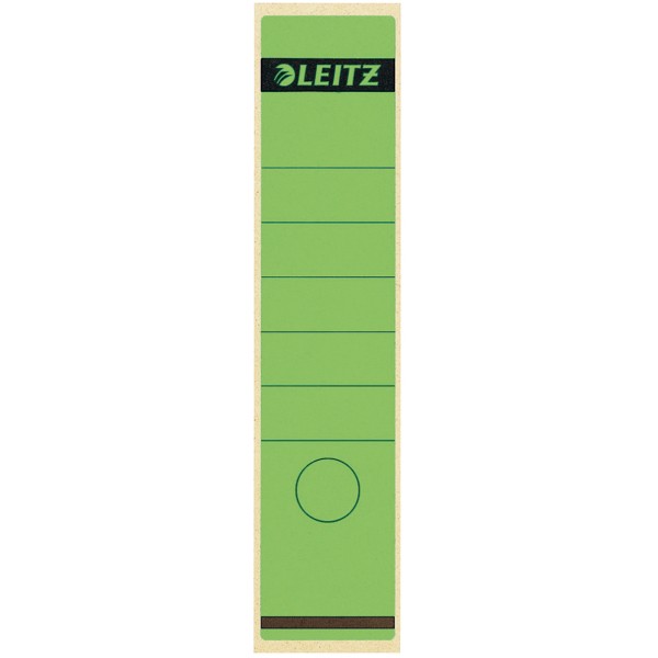 Rückenschilder f.1080 breit/lang grün 100 St./Pack Format:62x285mm