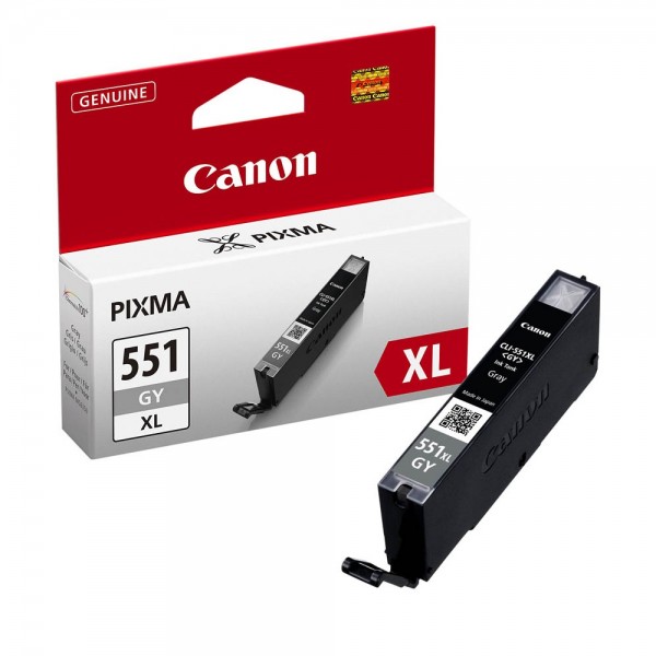 Canon Tintenpatrone CLI551XLGY grau Druckseiten: ca. 3.350 Seiten, Inhalt: 11 ml