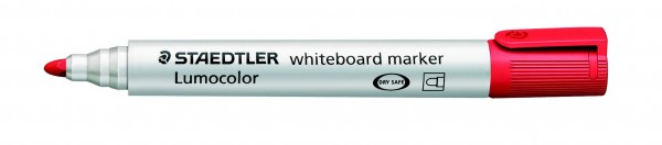 Boardmarker STAEDTLER Lumocolor 351-5 rot Rundspitze 2mm,nachfüllbar, schnelltrocknend
