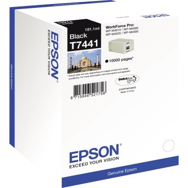 Epson Tintenpatrone T7441 schwarz Druckseiten ca. 10.000 Seiten