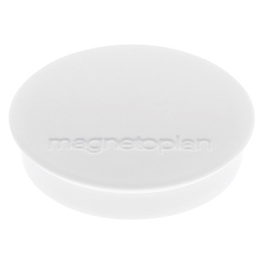 Magnete 30mm Ø Discofix Standard weiß max. Tragfähigkeit: 0,7 kg,10 St./Pack