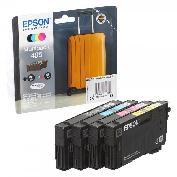 Epson Tintenpatrone 405/T05G6 4-er Pack Druckseiten ca.1x 350, 3x 300
