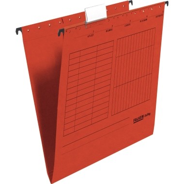 Hängemappe A4 Falken 230g/m² Karton rot UniREG