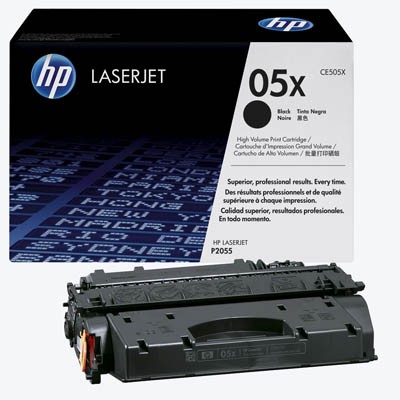HP Toner 05X schwarz CE505X Druckseiten ca. 6.500 Seiten , GR.1217HC