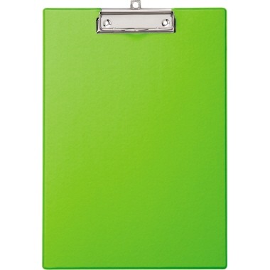 Schreibplatte A4 Maul mit Folienüberzug hellgrün max. Klemmdicke: 8 mm
