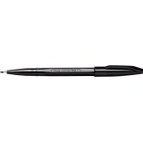 Pentel Fineliner Sign Pen S520-A schwarz Strichstärke: 0,8 mm,Rundspitze