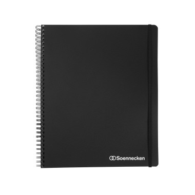 Collegeblock A4+ kariert Officebook 90 g/m² 80 Bl Einbandes: schwarz