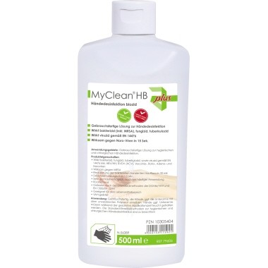 Händedesinfektionsmittel Inhalt: 0,5 l MyClean® HB
