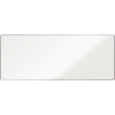 Whiteboard 300x120cm Nobo Premium Plus weiß mit Ablageschale,Werkstoff: Stahl emailliert