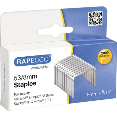 Heftklammer RAPESCO RP538/8 53/8mm 2000 St./Pack