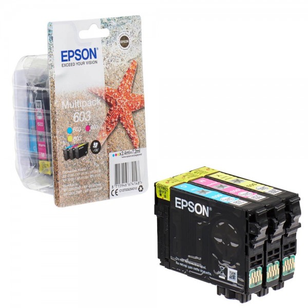 Epson Tintenpatrone 603 Multipack 3 St./Pack Farbe cyan,magenta,gelb