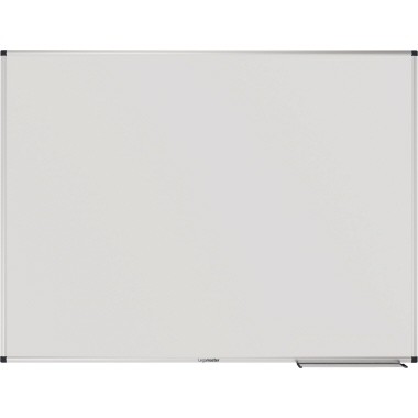 Whiteboard 120x90cm UNITE weiß m. Abalgeschale, lackierte Stahloberfläche