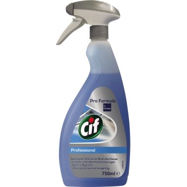 Glasreiniger CIF Professional pH-Wert: 7,5 Sprühflasche Inhalt: 0,75 l