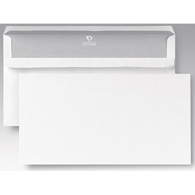 Briefhüllen 125x235mm SK 80 g/m² weiß POSTHORN, Kompakt-Brief , 1000 St./Pack