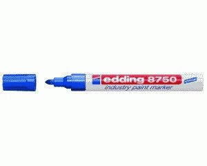 Edding 8750 Lackmarker permanent blau industry paint marker,Rundpitze 2-4mm