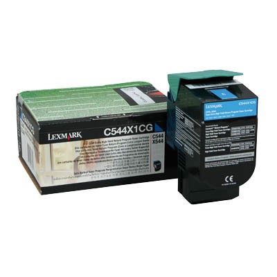 Lexmark Toner C544X1CG cyan Druckseiten: ca. 4.000 Seiten