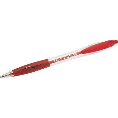 Kugelschreiber BIC ATLANTIS Classic rot Strichstärke: 0,4 mm, Druckmechanik