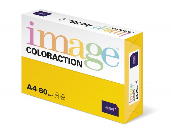 Kopierpap. A4 160g/m² sonnengelb Sevilla 250 Bl./P Coloraction