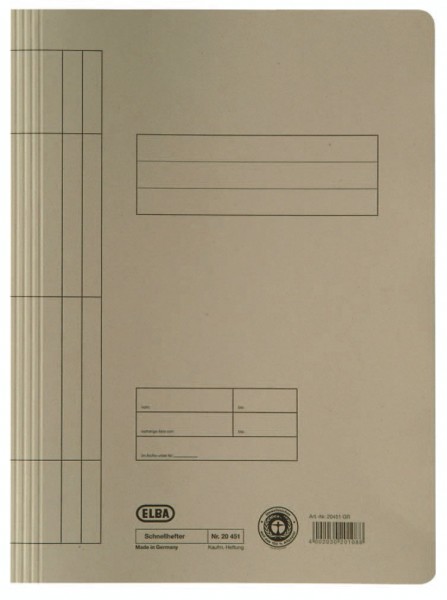 SCHNELLHEFTER PAPPE A4 GRAU **Restposten,begrenzte Menge**