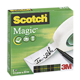 Kleberollen Scotch Magic 810 33mx12mm transparent schattenfrei kopierbar,lichtpausfähig,beschriftbar