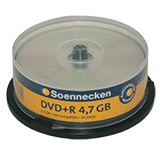 DVD+R SPINDEL 4,7GB NO NAME 25-ER SPINDEL