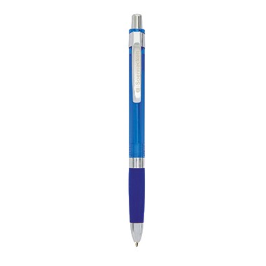 Kugelschreiber Nr.50 transluzent blau Strichstärke: M,Mine auswechselbar