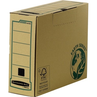 Archivschachtel Fellowes Earth Series braun Maße: 10 x 25 x 31,5 cm (B x H x T)