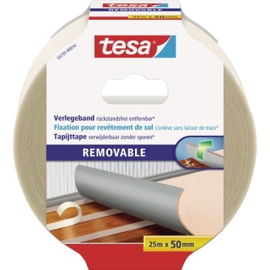 Tesa 25mmx50m doppelseitiges Klebeband transparent