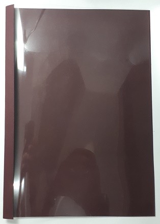 Ibico Thermobindemappen Leder Optic Bordeaux 1,5mm Packung 100 Stück