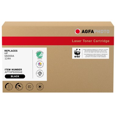 Lasertoner AGFA kompatibel HPQ6000A 124A schwarz Druckseiten ca.2500 Seiten