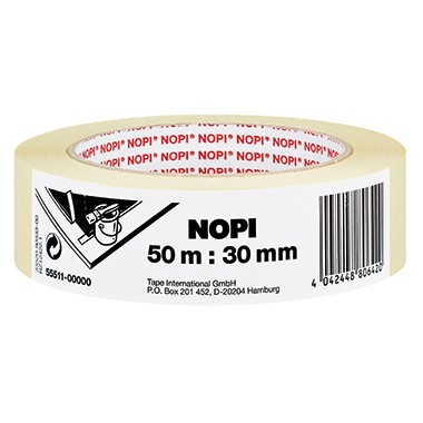 Kreppband NOPI 30mmx50m Maler-Krepp beige Naturkautschuk
