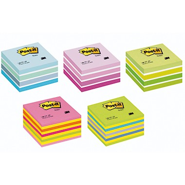 Haftnotizwürfel 76x76mm Post-it® pastellgrün 450 Blatt