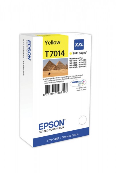 Epson Tintenpatrone T7014 XXL gelb Inhalt (34ml)