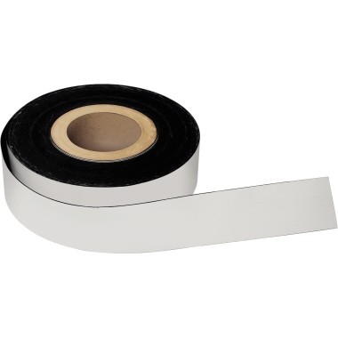 Magnetband 25mmx30m (B x L) PVC weiß beschritfbar , Haftkraft 30g/cm2