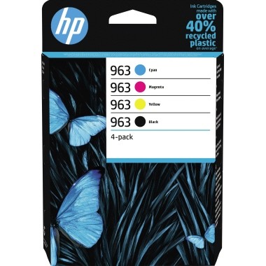 HP Tintenpatrone 963 Multipack 4 St/Pack schwarz,cyan,magenta,gelb