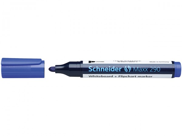 Boardmarker Schneider 290 Rundspitze blau Strichstärke: 2-3 mm