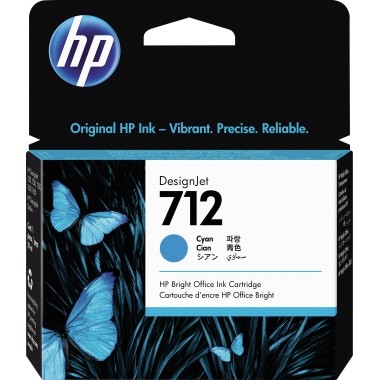 HP Tintenpatrone 712 cyan Inhalt: 29 ml