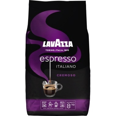 Espresso Lavazza Cremoso intensiv ganze Bohne 1.000 g/Pack