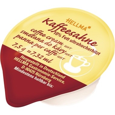 Kaffeesahne Hellma Portionsdose Fettgehalt: 10 % 240 x 7,5 g/Pack