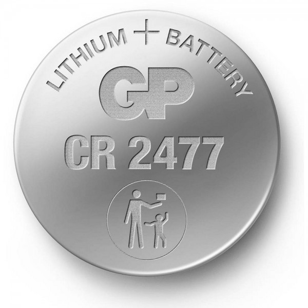 Batterie Knopfzelle CR2477 GP 3V Lithium