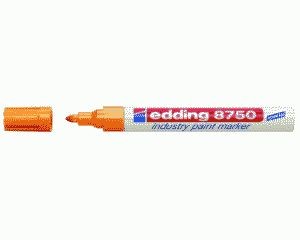 Edding 8750 Lackmarker permanent orange industry paint marker,Rundpitze 2-4mm