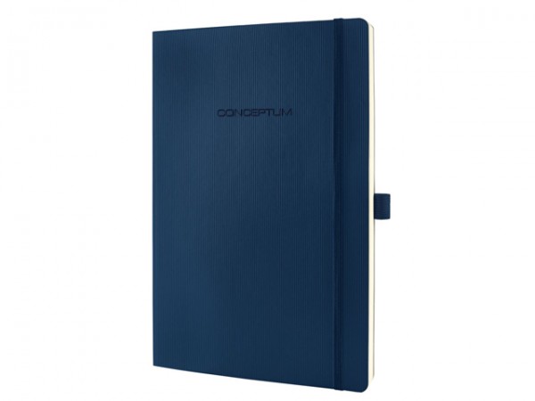 Notizbuch A4 Sigel CONCEPTUM 80 g/m² kariert blau , Softcover , 97 Blatt