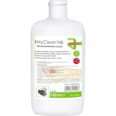 Händedesinfektionsmittel MyClean 0,15 l flüssig ,Kunststoffflasche