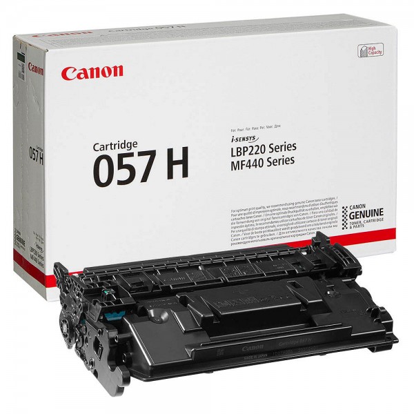 Canon Toner 057H schwarz Druckseiten: ca. 10.000 Seiten